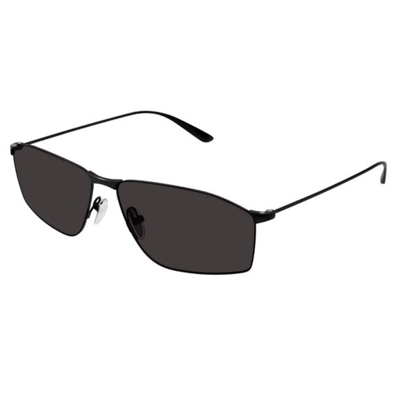 NWT BALENCIAGA SUNGLASSES UNISEX BLACK RECTANGULAR EYEWEAR BALENCIAGA NEW - Picture 1 of 3